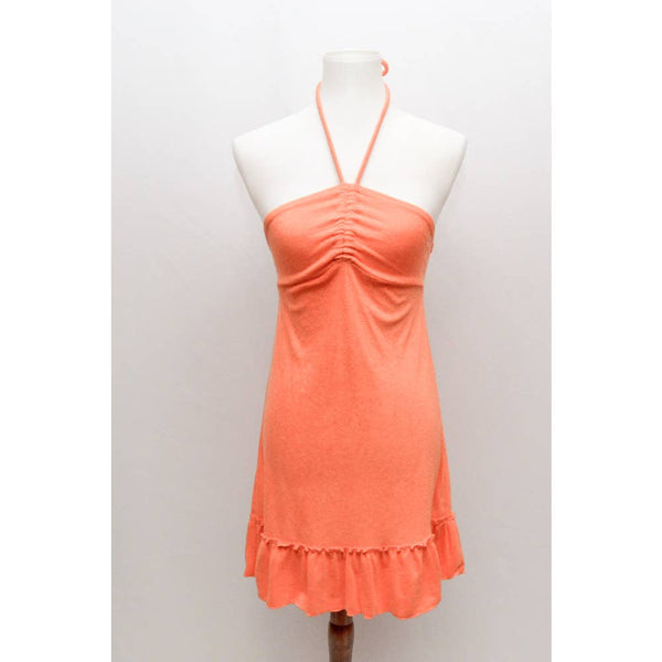 OP terry cloth dress orange S