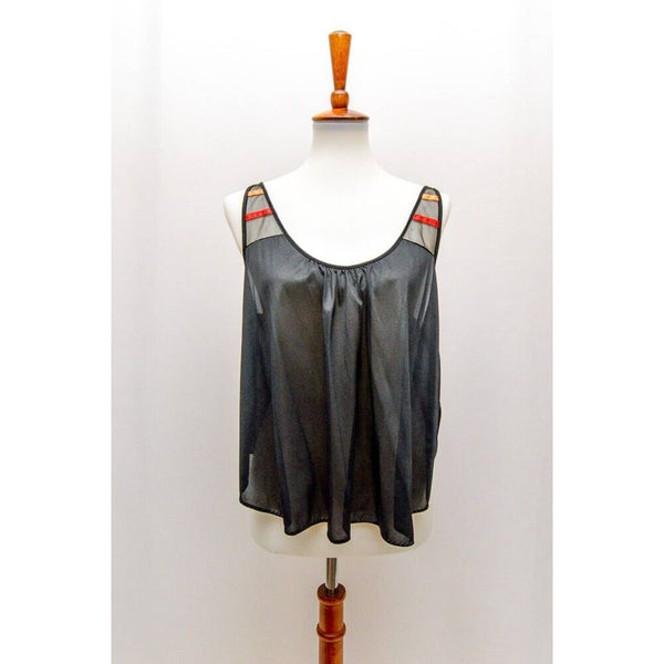 Vintage Undercover Wear black top women's L 80s